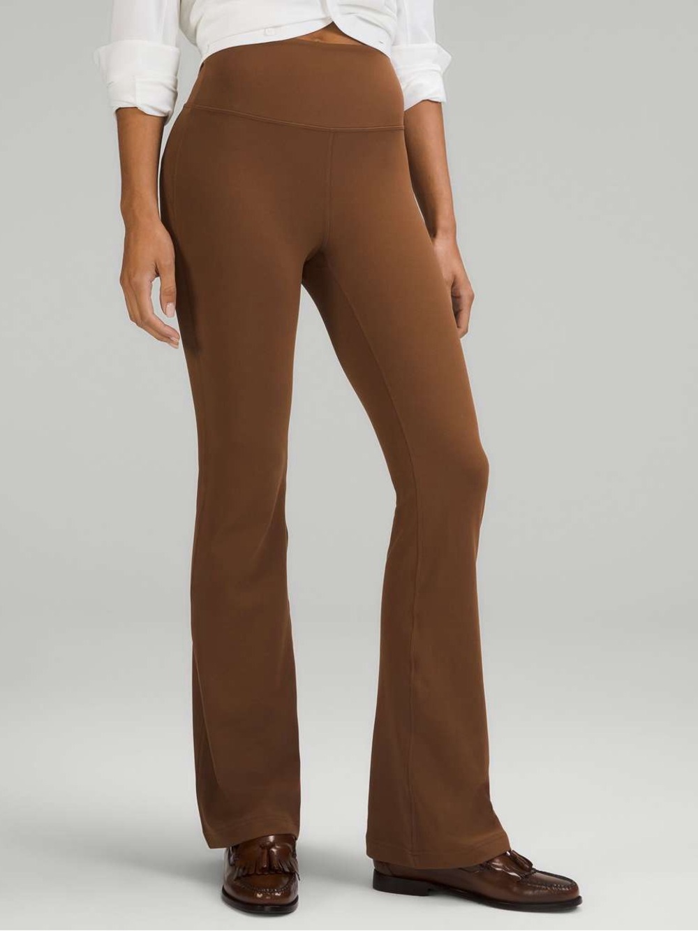 Lululemon Groove Super-High-Rise Flared Pant Nulu French Press Size 2